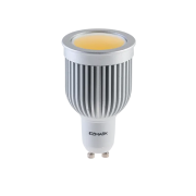 Bec, LED, COB, 7W, Lumina, calda, 2700-3000K, GU10, 230V, Elmark, 99LED565