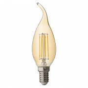 Bec, LED, Filament, flacara, 4W, Lumina, calda, 2500K, E14, 230V, Dimabil, Ultralux, LFF41425D Bec, LED, Filament, flacara, 4W, Lumina, calda, 2500K, E14, 230V, Dimabil, Ultralux, LFF41425D