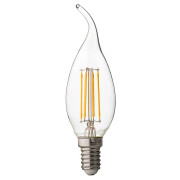 Bec, LED, Filament, flacara, 4W, Lumina, neutra, 4000K, E14, 230V, Dimabil, Ultralux, LFF41442D Bec, LED, Filament, flacara, 4W, Lumina, neutra, 4000K, E14, 230V, Dimabil, Ultralux, LFF41442D