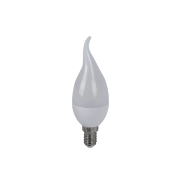 Bec, LED, Flacara, C37, 6W, Lumina, rece, 6000-6500K, E14, 230V, Elmark, 99LED820
