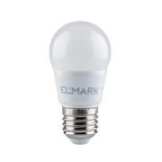 Bec, LED, Globe, G45, 8W, Lumina, rece, 6000-6500K, E27, 230V, Elmark, 99LED911CW