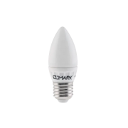 Bec, LED, Lumanare, 4.5W, Lumina, calda, 2700-3000K, E27, 230V, Elmark, 99LED432