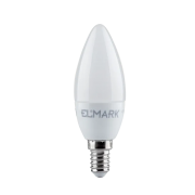 Bec, LED, Lumanare, C35, 5W, Lumina, calda, 2700-3000K, E14, 230V, Dimabil, Elmark, 99LED855