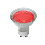 Bec, LED, SMD, 3W, Lumina, rosie, Rosie, GU10, 230V, Elmark, 99LED597