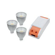 Bec, LED, Set, 3, becuri, 5W, +, driver, 3X5W, Lumina, neutra, 4000-4300K, MR16, 230V, Elmark, 99SET3LED572 Bec, LED, Set, 3, becuri, 5W, +, driver, 3X5W, Lumina, neutra, 4000-4300K, MR16, 230V, Elmark, 99SET3LED572