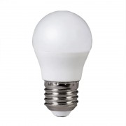 Bec, LED, Sferic, 5W, Lumina, calda, 2700K, E27, 9-24VAC/DC, Ultralux, LBG52727LV Bec, LED, Sferic, 5W, Lumina, calda, 2700K, E27, 9-24VAC/DC, Ultralux, LBG52727LV