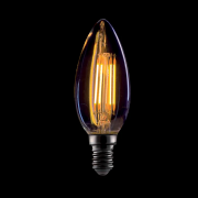 Bec, LED, Vintage, Dimabil, C37, 4W, Lumina Calda, 2800-3200K, E14, 230V, D35, Elmark, 99LED772D Bec, LED, Vintage, Dimabil, C37, 4W, Lumina Calda, 2800-3200K, E14, 230V, D35, Elmark, 99LED772D