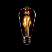 Bec, LED, Vintage, Dimabil, ST64, 8W, Lumina Calda, 2800-3200K, E27, 230V, D64, Elmark, 99LED769D