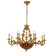 Candelabru, LED, Alexander, Arama, 12 X E14, 230V, Elmark, 955ALEXANDER12