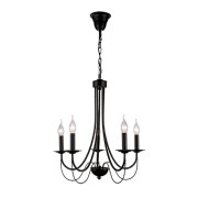Candelabru, LED, Angela, Negru, 5 X E14, 230V, Elmark, 955ANGELA5
