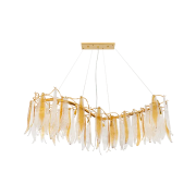 Candelabru, LED, Antonio, Auriu / Cristal, 12 X G9, 230V, Elmark, 955ANTONIO12