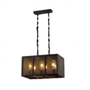 Candelabru, LED, Carter, Negru, 6 X E27, 230V, Elmark, 955CARTER6L