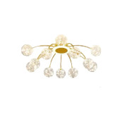 Candelabru, LED, Colin, Auriu, 52 W, 5300 lm, 230V, Lumina, Calda, 3000K, Elmark, 955COLIN12 Candelabru, LED, Colin, Auriu, 52 W, 5300 lm, 230V, Lumina, Calda, 3000K, Elmark, 955COLIN12