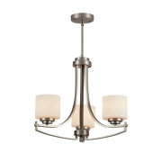 Candelabru, LED, Erin, Nichel Satinat, 3 X E27, 230V, Elmark, 955ERIN3