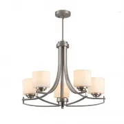 Candelabru, LED, Erin, Nichel Satinat, 5 X E27, 230V, Elmark, 955ERIN5 Candelabru, LED, Erin, Nichel Satinat, 5 X E27, 230V, Elmark, 955ERIN5