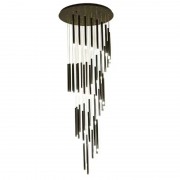 Candelabru, LED, Francis, Negru Mat, 120 W, 16200 lm, 230V, Lumina, Calda, 3000K, Elmark, 955FRANCIS120/30