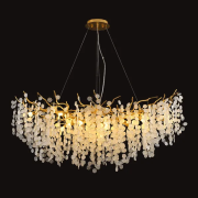 Candelabru, LED, Hugo, Auriu / Cristal, 13 X G9, 230V, Elmark, 955HUGO13 Candelabru, LED, Hugo, Auriu / Cristal, 13 X G9, 230V, Elmark, 955HUGO13