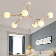 Candelabru, LED, Jane, Alb, 6 X E27, 230V, Elmark, 955JANE6 Candelabru, LED, Jane, Alb, 6 X E27, 230V, Elmark, 955JANE6