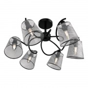 Candelabru, LED, Jasmine, Negru, 6 X E14, 230V, Elmark, 955JASMINE6