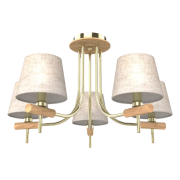 Candelabru, LED, Jonas, Auriu, 5 X E14, 230V, Elmark, 955JONAS5 Candelabru, LED, Jonas, Auriu, 5 X E14, 230V, Elmark, 955JONAS5
