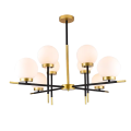 Candelabru, LED, Juliet, Negru / Auriu, 8 X E27, 230V, Elmark, 955JULIET8