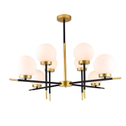 Candelabru, LED, Juliet, Negru / Auriu, 8 X E27, 230V, Elmark, 955JULIET8 Candelabru, LED, Juliet, Negru / Auriu, 8 X E27, 230V, Elmark, 955JULIET8