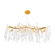 Candelabru, LED, Karol, Auriu / Cristal, 12 X G9, 230V, Elmark, 955KAROL12