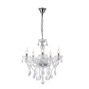 Candelabru, LED, Madlen, Transparent, 5 X E14, 230V, Elmark, 955MADLEN5