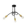 Candelabru, LED, Mya, Negru / Auriu, 3 X E27, 230V, Elmark, 955MYA3