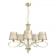 Candelabru, LED, Rebecca, Auriu, 5 X E14, 230V, Elmark, 955REBECCA5