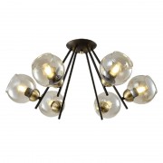 Candelabru, LED, Rick, Negru/Bronz, 6 X E27, 230V, Elmark, 955RICK6 Candelabru, LED, Rick, Negru/Bronz, 6 X E27, 230V, Elmark, 955RICK6