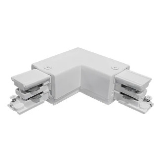 Conector, Tip, L, Pentru, Sina, Alb, 4, linii, 230V, Ultralux, KL4P - imaginea produsului KL4P din categoria Iluminat pe sina electrica