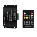 Controller, LED, 144W, 12-24V, DC, audio, RF, 12A, RBG, IP20, Ultralux, RGBRF12MC