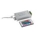 Controller, LED, 3X48W, 12-24V, DC, cu, inflarosu, LED, RGB, 6A, 24, butoane, IP20, Elmark, 99RGBCR3