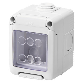 Doza, Gewiss, Aparenta, Oriz., Ip55, 2M, Gewiss, System, GW27042 - imaginea produsului GW27042 din categoria Gewiss System