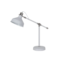 Lampa, de, birou, John, 1, X, E27, 230V, Alb, IP20, Elmark, 955JOHN1T/WH