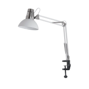 Lampa, de, birou, Luke, 1, X, E27, 230V, Alb, IP20, Elmark, 955LUKE1T/WH
