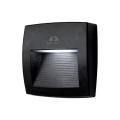 Lampa, perete, LED, LORENZA, 150, 4W, 4000K, IP55, NEGRU, Elmark, 95LORENZA150/BL