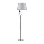 Lampadar, Carmen, Alb/Crom, 1, X, E27, Inaltime, 1550, mm, 230V, abajur, din, Metal, IP, 20, Elmark, 955CARMEN1F