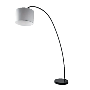 Lampadar, Kilie, Alb, 1, X, E27, Inaltime, 1550, mm, 230V, abajur, din, Textil, IP, 20, Elmark, 955KILIE1
