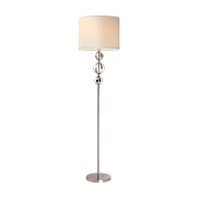 Lampadar, Maya, Crom, 1, X, E27, Inaltime, 1630, mm, 230V, abajur, din, Textil, IP, 20, Elmark, 955MAYA1F