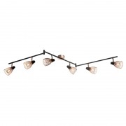 Lustra, LED, Ambix, Negru/Cupru, 6 X E14, 230V, Elmark, 955AMBIX6 Lustra, LED, Ambix, Negru/Cupru, 6 X E14, 230V, Elmark, 955AMBIX6