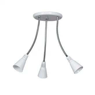 Lustra, LED, Brad, Alb, 3 X E14, 230V, Elmark, 955BRAD3/WH - imaginea produsului 955BRAD3/WH din categoria Lustre si Candelabre LED