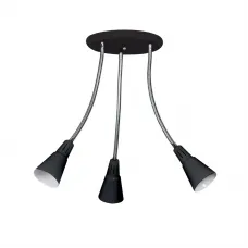 Lustra, LED, Brad, Negru, 3 X E14, 230V, Elmark, 955BRAD3/BK