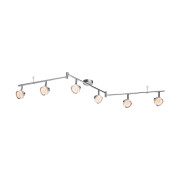 Lustra, LED, Cameo, Crom, 30 W, 2400 lm, 230V, Lumina, Calda, 3000K, Elmark, 955CAMEO30