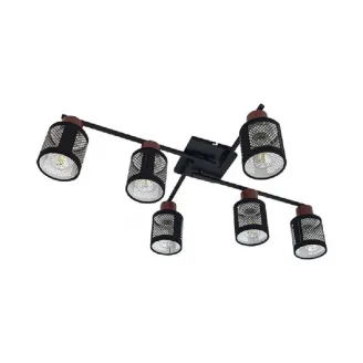 Lustra, LED, Delia, Negru, 6 X E27, 230V, Elmark, 955DELIA6/BL - Vezi Detalii Complete Lustra, LED, Delia, Negru, 6 X E27, 230V, Elmark, 955DELIA6/BL - imaginea produsului 955DELIA6/BL din categoria Lustre si Candelabre LED
