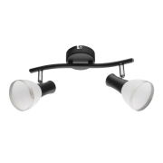 Lustra, LED, Eddy, Negru, 2 X E14, 230V, Elmark, 955EDDY2/BL Lustra, LED, Eddy, Negru, 2 X E14, 230V, Elmark, 955EDDY2/BL