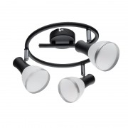 Lustra, LED, Eddy, Negru, 3 X E14, 230V, Elmark, 955EDDY3/BL Lustra, LED, Eddy, Negru, 3 X E14, 230V, Elmark, 955EDDY3/BL