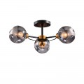 Lustra, LED, Ellaria, Negru/Auriu antic, 3 X E27, 230V, Elmark, 955ELLARIA3