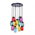 Lustra, LED, Jars, Multiculoare, 13 X E27, 230V, Elmark, 955JARS13